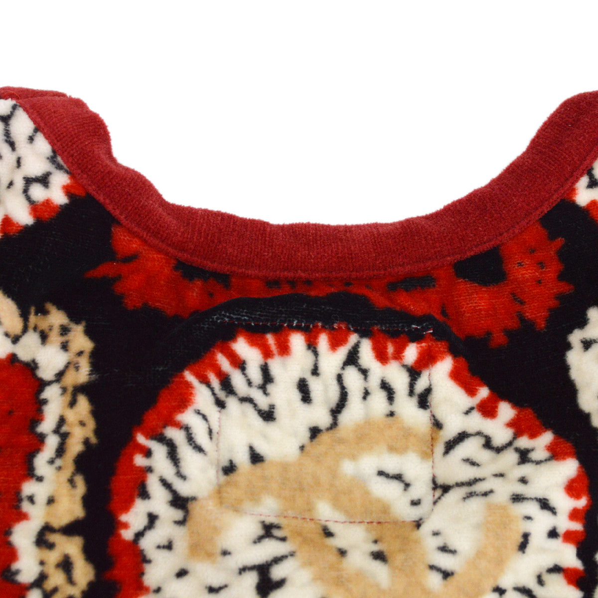 Chanel Short Sleeve Tops Red Black 09P