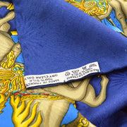 エルメス スカーフ カレ90 ブルー