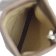 Loewe Beige Leather Key Holder Bag Charm Small Good