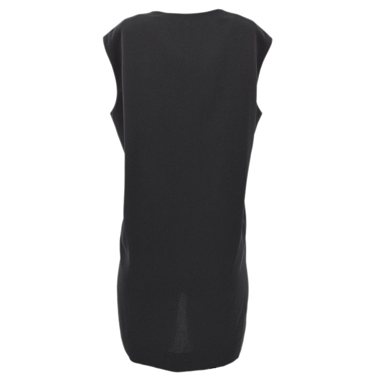 Hermes Sleeveless Dress Black #42
