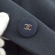 Chanel Single Breasted Jacket Gray 98C #44