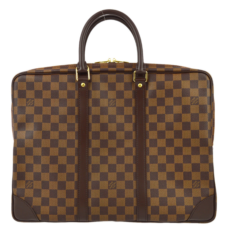 Louis Vuitton 2006 Damier Porte Documents Voyage Handbag N41124