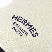 Hermes Natural Toile Chevrons Cavalier Shoulder Bag