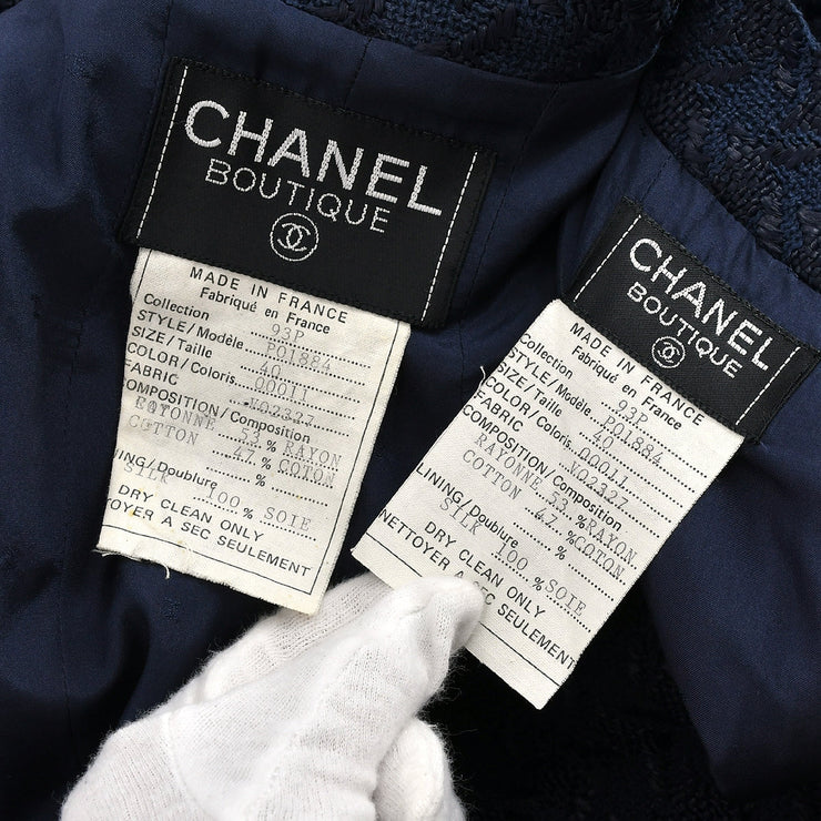 Chanel Spring 1993 single-breasted skirt suit #40 – AMORE Vintage 