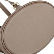 Louis Vuitton 2001 Beige Monogram Satin Little Bucket Handbag M92145