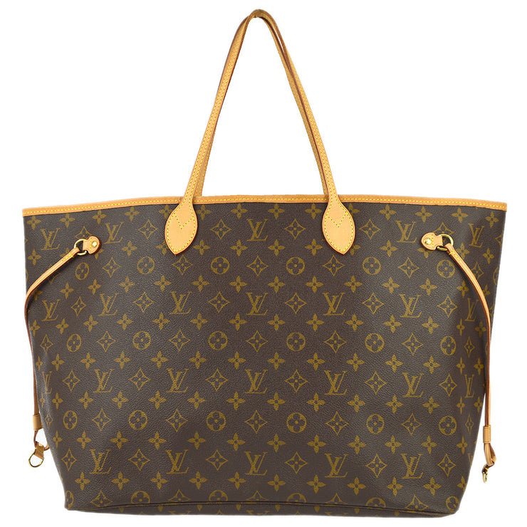 Louis Vuitton 2008 Monogram Neverfull GM Tote Handbag M40157