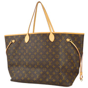 Louis Vuitton 2008 Monogram Neverfull GM Tote Handbag M40157