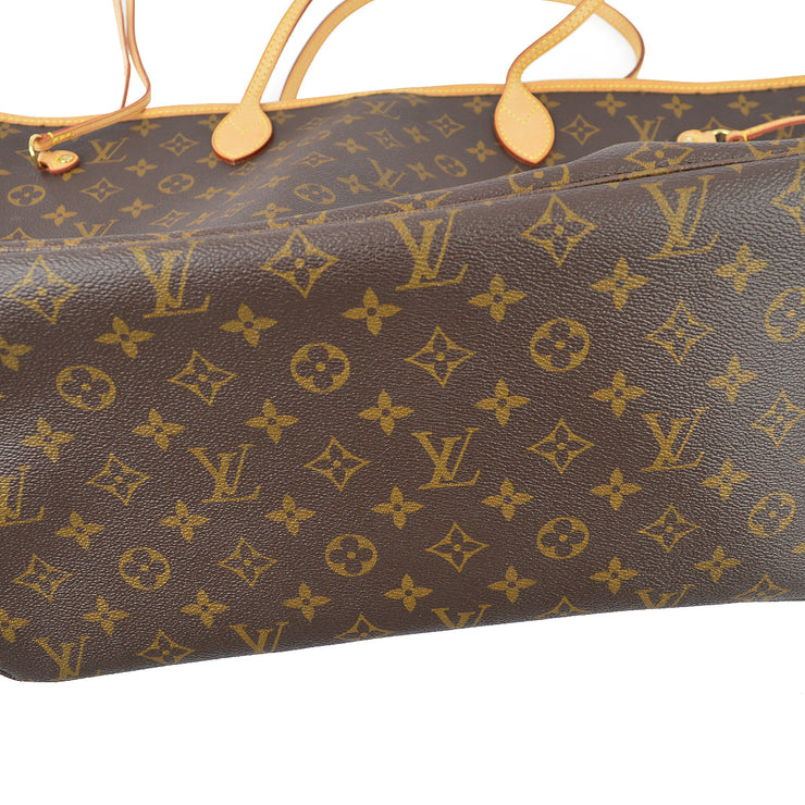 Louis Vuitton 2008 Monogram Neverfull GM Tote Handbag M40157