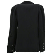 Chanel Double Breasted Jacket Black 98A #38