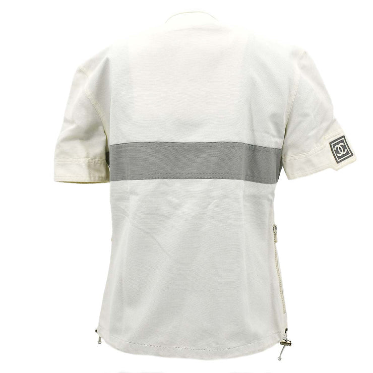 シャネル スポーツライン Tシャツ ホワイト 01P #38
