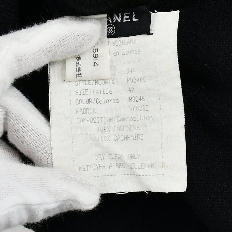 Chanel Fall 1994 CC cashmere knitted jumper #42