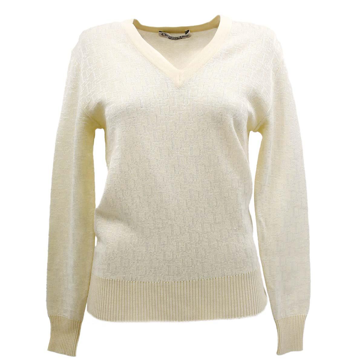 Christian Dior 1980s Trotter wool jumper