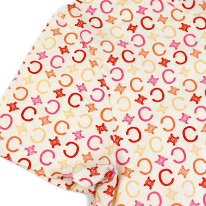 Celine C Macadam T-shirt Pink