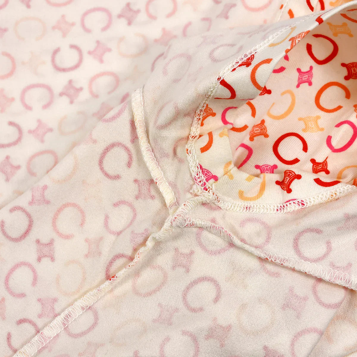 Celine C Macadam T-shirt Pink