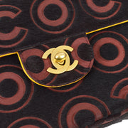 Chanel 2000-2001 Pony Hair COCO East West Shoulder Bag