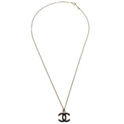Chanel CC Chain Necklace Pendant Gold 05V