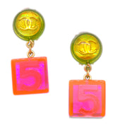 Chanel Lucite Earrings Clip-On 97P