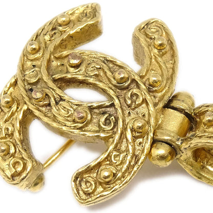 Chanel Gripoix Brooch Pin Gold 94A