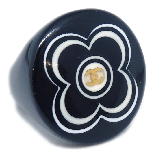 Chanel Ring Black #54 #14 02P