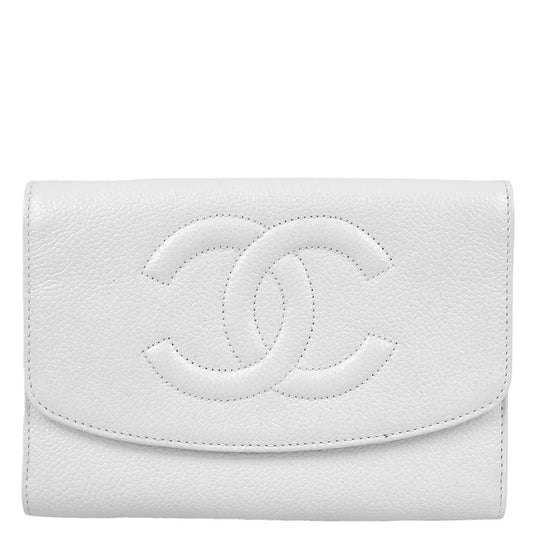 Chanel 1997-1999 Caviar Wallet Purse