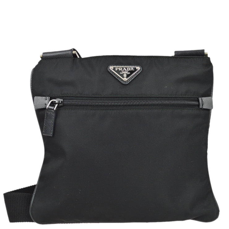 Prada vela hotsell nylon messenger bag