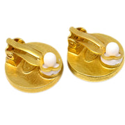 Chanel Button Shell Earrings Clip-On White 95A – AMORE Vintage Tokyo