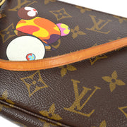 Louis Vuitton 2004 Monogram Panda Pochette Accessoires Handbag M51981