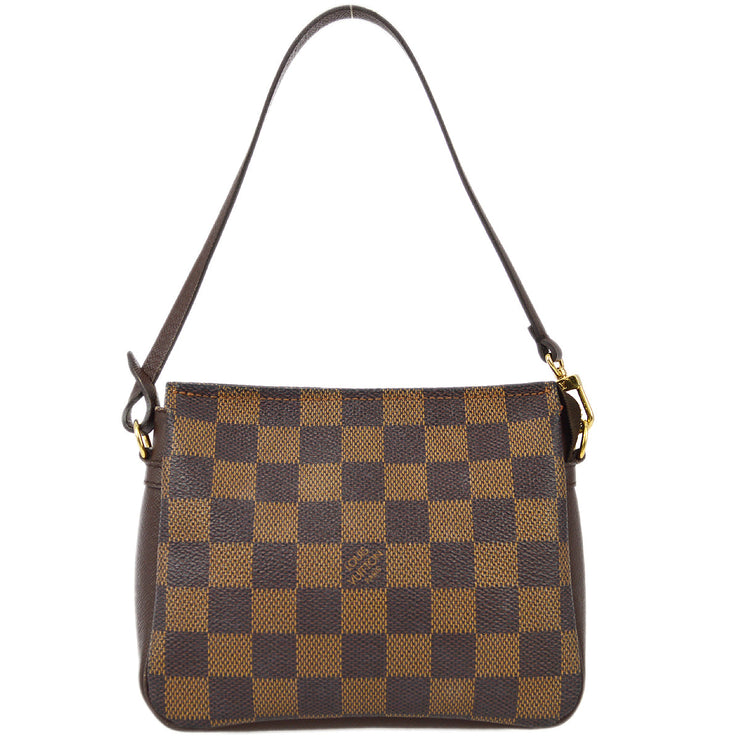 Louis Vuitton 2001 Damier Trousse Makeup Handbag N51982