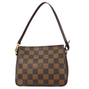 Louis Vuitton 2001 Damier Trousse Makeup Handbag N51982