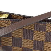 Louis Vuitton 2001 Damier Trousse Makeup Handbag N51982