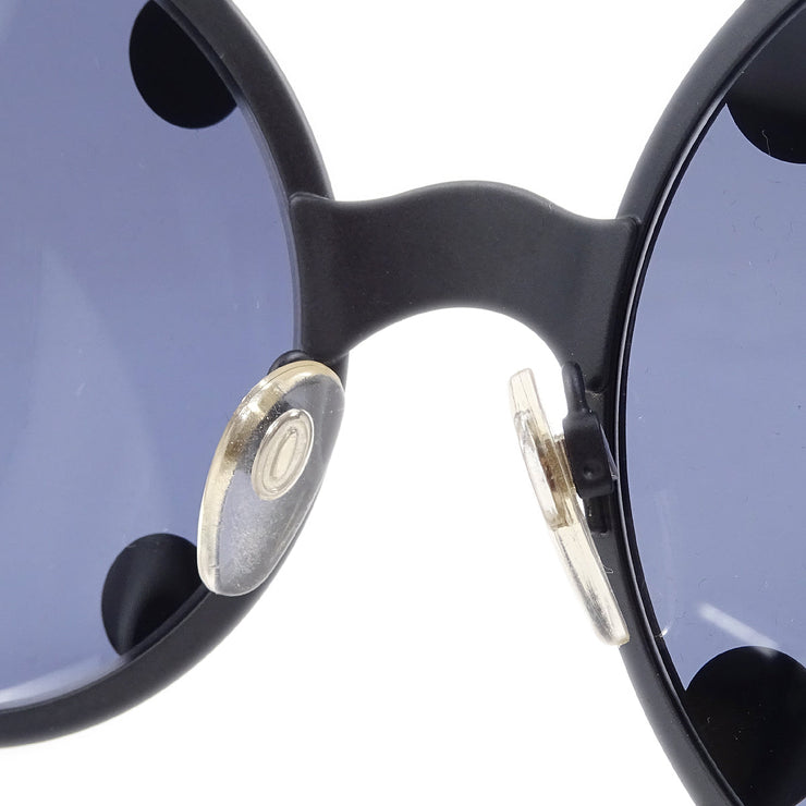 Chanel Black Round Sunglasses Eyewear