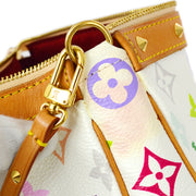 Louis Vuitton 2003 White Multicolor Pochette Accessoires 2way Shoulder Handbag M92649