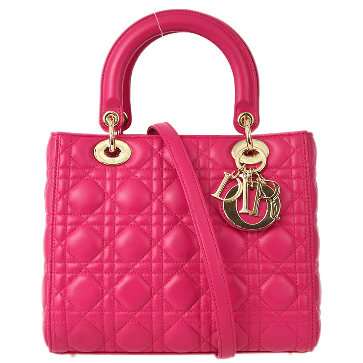 Lady dior clearance bag lambskin