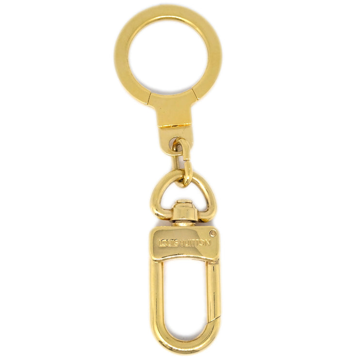 Louis Vuitton Anokre Bag Charm Key Holder Gold M62694 Small Good
