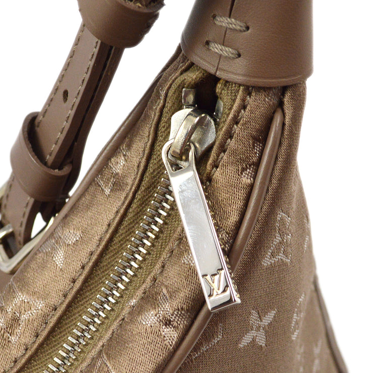 Louis Vuitton 2001 Beige Monogram Satin Little Boulogne Handbag M92143