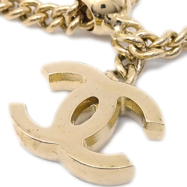 Chanel Scissors Rhinestone Gold Chain Bracelet 02P – AMORE Vintage Tokyo