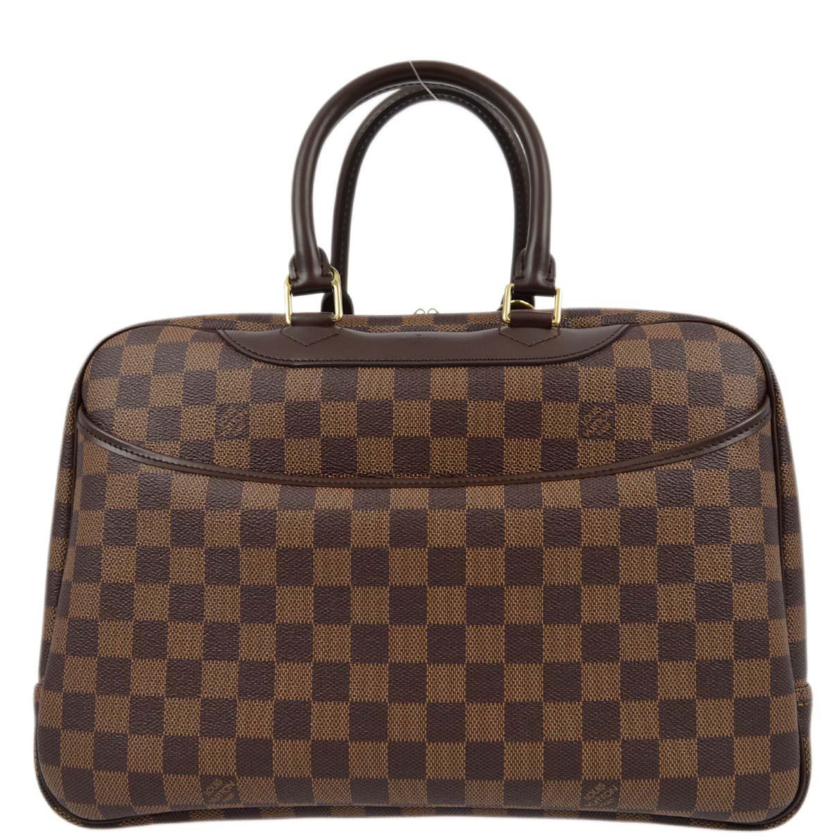 Louis Vuitton 2006 Damier Deauville Bowling Vanity Handbag N47272
