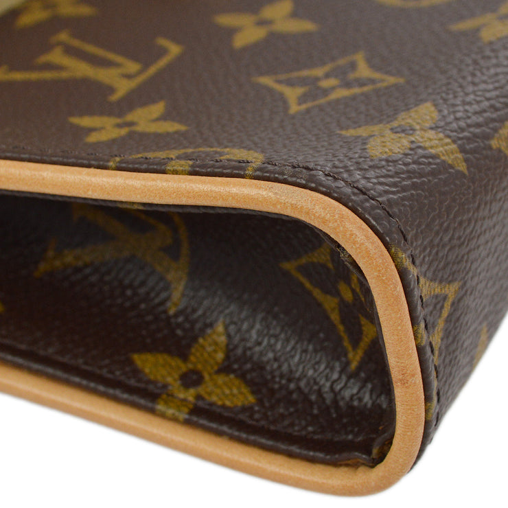 Louis Vuitton 2003 Monogram #S Pochette Florentine Belt Bum Bag M51855