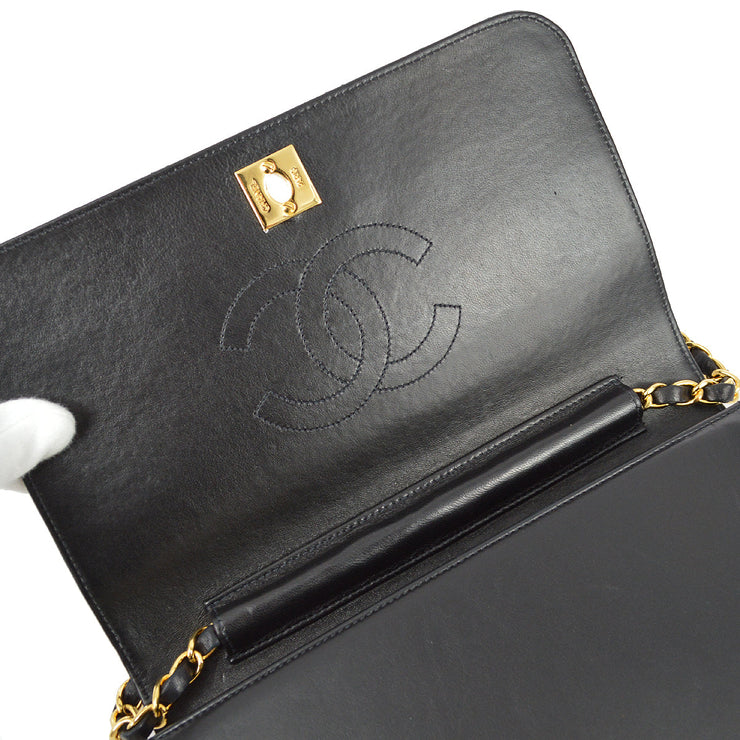 Chanel 2000-2001 Lambskin Small Turnlock Full Flap Bag