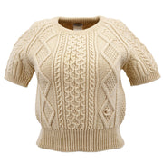 Chanel Fall 1996 wool fisherman knit jumper #38