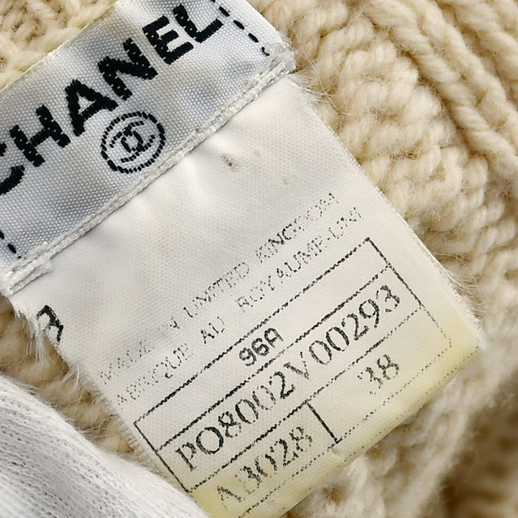 Chanel Fall 1996 wool fisherman knit jumper #38