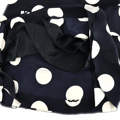 Chanel Spring 1997 Runway polka-dot ruffled silk dress #38