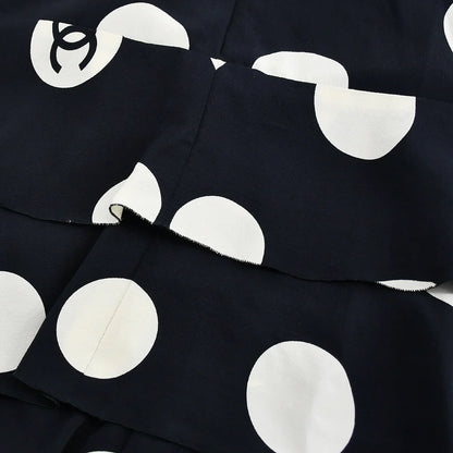 Chanel Spring 1997 Runway polka-dot ruffled silk dress #38