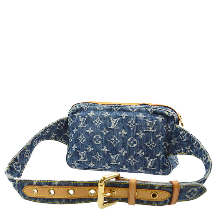 Louis Vuitton 2007 Monogram Denim Bum Bag Waist Pouch M95347