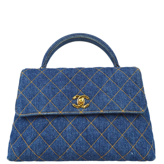 Chanel * 1996-1997 Denim Kelly 25