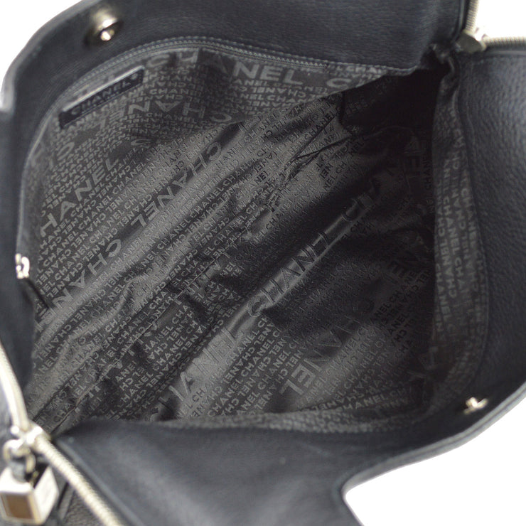 Chanel Black Hobo Handbag