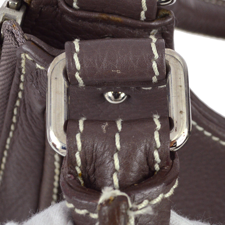 Chanel 2003-2004 Brown Hobo Handbag