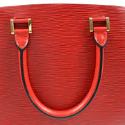 Louis Vuitton 1998 Red Epi Pont Neuf Handbag M52057