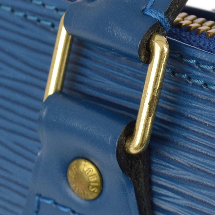 Louis Vuitton 1997 Blue Epi Alma Handbag M52145