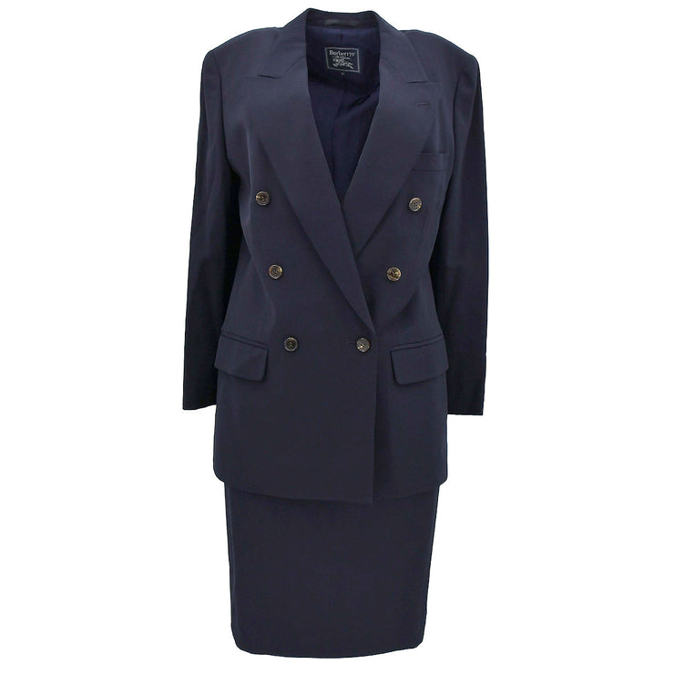 Burberrys double-breasted wool skirt suit #11 #9